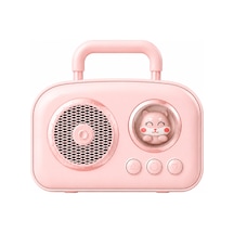 Taşınabilir Özel Tasarım Güçlü Ses 5w Kedi Figürlü Bluetooth, Aux, Tf Kart Destekli Hoparlör