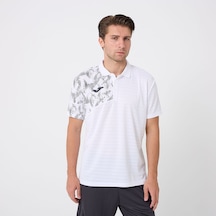 Beyaz Joma Erkek Futbol Polo T-shirt Premium 9212326 beyaz