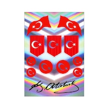A5 Hologram Sticker 090 Tek Paket Çoklu Sticker Standart