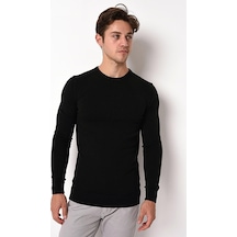 Brango 21009-22k Erkek Triko Kazak 22K21009-R1534 Siyah