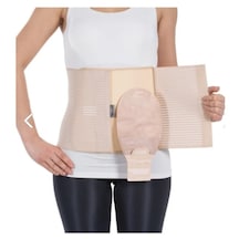 Kopya - Kolostomi Korse 26cm Stoma Torbasını Korumak, Ostomi Ameliyatı Sonrası Bej
