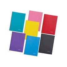 Mopak Pastel Plastik Kapak Defter A5 Kareli 60 Yaprak Çok Renkli