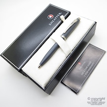Sheaffer 100 Mat Gri Tükenmez Kalem Isme Özel Kalem