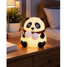 Renk Değiştiren Panda Gece Lambası Bwr30renkdegıstırenpanda-2 Sarı