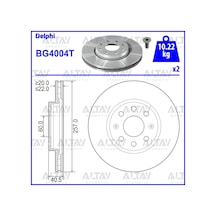 55700920 - 569024 Fren Diski Grande Punto 05-12 / Corsa D 06-14 /