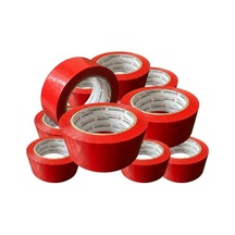Hasbros Slikonize Bant Kırmızı Koli Bandı / 45 Mm X 100 Metre / 10 Adet