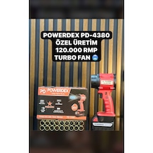 Powerdex PD-4380 Turbo Fan Premium 120000RPM Akülü Hava Yaprak Toz Su Üfleme Makinesi