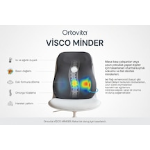 Yeni Nesil Visco Ortopedik Ergonomik Kaymaz Taban Terlemez Bel Desteği Sırt Minderi Bel Yastık Rahat Duruş Ortopedik