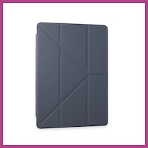 Gees Global Samsung Uyumlu Galaxy Tab A9 Plus Kılıf Kalemlikli Mars Tablet Kılıfı - Lavender Gbzs