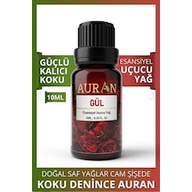 AURAN Kırmızı Gül Esansiyel Uçucu Koku Yağı Buhurdanlık Yağı 10 M