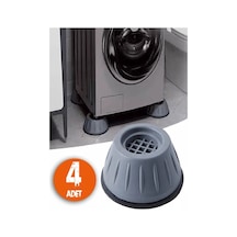4'lü Çamaşır Makinesi Vb. Makineler Için Titreşim Engelleyici Stoper 10cm X 4cm Gri Diğer