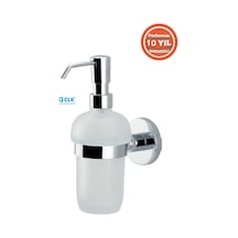 Çelik Banyo Paslanmaz Komle Pirinç Flora Montajlı Sıvı Sabunluk Krom