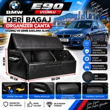 Bmw E90 Uyumlu Oto Bagaj Organizeri Deri Bagaj Kutu Çanta 1