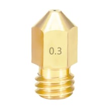 Koodmax 3 Adet 3d Yazıcı Printer Mk8 Extruder 1.75mm / 0.3mm Baskı Kafası Pirinç Nozzle