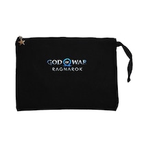 God of War Ragnarok Siyah Clutch Astarlı Cüzdan / El Çantası Siyah