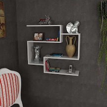 Dekorister Porto Duvar Rafları Beyaz