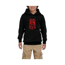 Zepplin Giyim Bloodbath Join Siyah Çocuk Kapşonlu Sweatshirt Siyah