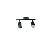 Riolight Led 1 Spot,led Avize Siyah Gövde 2xgu10 Duylu 5w 2700k 3