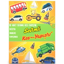 Sevimli Kes Yapıştır Seti 10 Adet Kes-yapıştır Kağıdı