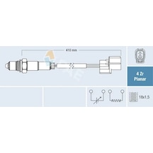 Toyota Corolla Oksijen Sensoru 1.33 2010-2013 Fae 77320