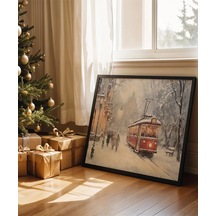 Çerçevesiz Poster Nostaljik Tramvay
