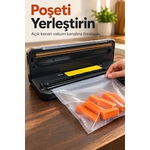 Vakum Paketleme Makinesi Sürgülü Kesicili Poşet Kapatma Cihazı Diğer