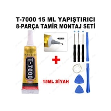 15 ML T7000 Lcd Ekran Kapak Plastik Yapıştırıcı Siyah+Tamir Seti 8