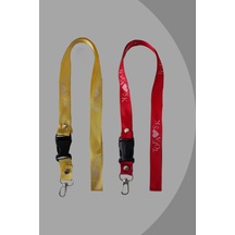 Tofaş Uyumlu Logolu Sarı & Kırmızı Oto Ayna Askısı & Anahtarlıklı  Askı