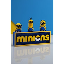Minions Figür Ve Logo Seti
