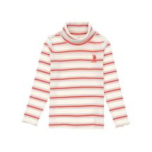 U.S. Polo Assn. Kız Çocuk Krem Balıkçı Yaka Sweatshirt 50296286-VR071