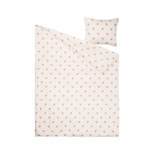 Ikea Barndrom Tek Kişilik Nevresim Takımı 150 X 200 Cm Beyaz - Pembe
