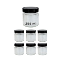 Ml Kavanoz Metal Derin Kapaklı 255 Cc Şeffaf Reçel Marmelat Cam Kavanoz Deep 6 Adet Altın Kapak Genel