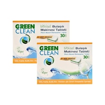 U Green Clean Bitkisel Bulaşık Makinesi Deterjanı 2 x 30 Tablet