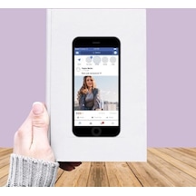 Fotoğraf Baskılı Facebook Temalı Deri Kaplı Defter-029