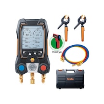 Testo 550s Dijital Manifold Ve Hortum Seti 4000 Psi 1/4 Bağlantı R22