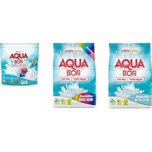 Aquabor Doğal Mineralli Tablet + 4 Kg Renkliler + 4 Kg Beyaz 3 Lü Set