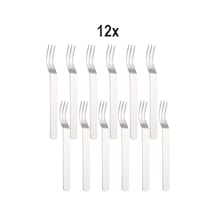 304 Çelik 12 Adet Silver Renk Tatlı Ve Meyve Çatalı Mt159by-12 Gümüş