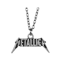 Metallica Müzik Grubu Unisex Kolye Gümüş