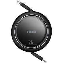 Baseus Free2pull Usb-c 20w Makaralı Hızlı Şarj Ve Data Kablosu, Siyah 100 Cm