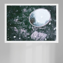 Tr Atlas Sanat Galerisi 20mm Çerçeve, Poliresin, Mat Pvc Kaplamalı, Fotoğraf Puzzle Belge Çerçevesi, Beyaz, 33x48/