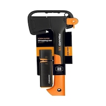 Fiskars X7 Parçalama Baltası + Bileme Aparatı Seti