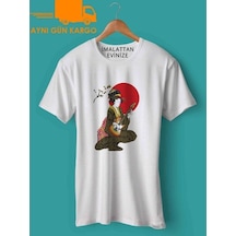 Geyşa Gitar Baskılı Tişört Tshirt Ücretsiz Kargo