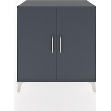 Hyperion Şifonyer Tek Raflı 2 Kapaklı 88x44x96 Antrasit-antrasit Antrasit