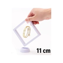 Buffer Buffer 11 X 11 Cm Standlı 3d Takı Ziynet Hatıra Koleksiyon Saklama Kutusu Şeffaf Film Çerçevesi - 8684003012752