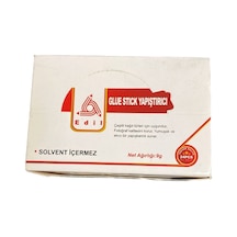 Edil Glue Stick Yapıştırıcı 9g - 24'lü Kutu Solvent İçermez Çeşitli Kağıt Türleri İçin