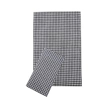 Zefir Desen Sofra Bezi Masa Örtüsü 170 X 170 Cm Siyah Çok Renkli