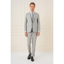 Efor Tk 902 Slim Fit Gri Klasik Takım Elbise Gri Efor Tk 902 Slim Fit Gri Klasik Takım Elbise Gri