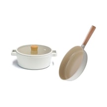 0128 Neof222/neof126 Fıka Alumınyum 3lu Set 22cm Tencere+26cm Tava