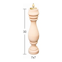 Ahşap Şamdan Şa-49