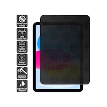 Apple  Uyumlu iPad, 10. Nesil A2696 Hayalet Cam Nano Kırılmaz Ekran Koruyucu